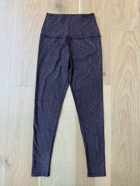 Beyond Yoga High-Rise Midi Leopard Print Leggings - Brown & Black